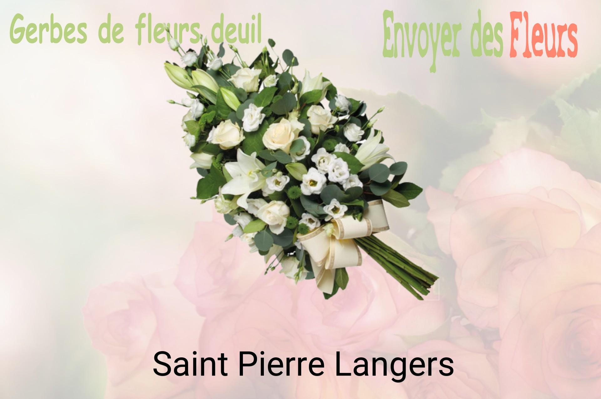 Gerbe de fleurs de deuil livrée à Saint-Pierre-Langers